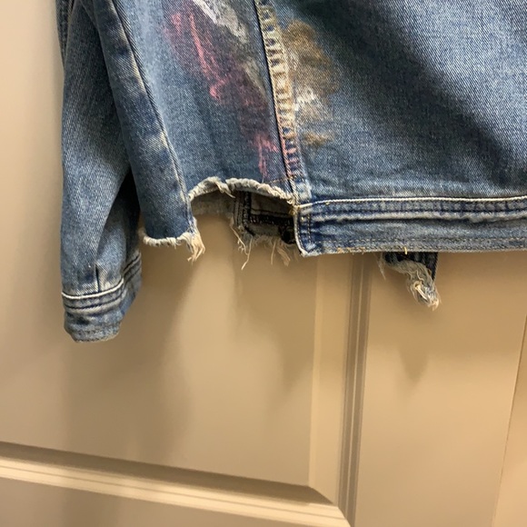 Caution to the Wind Denim Jacket Size Medium - Picture 11 of 15